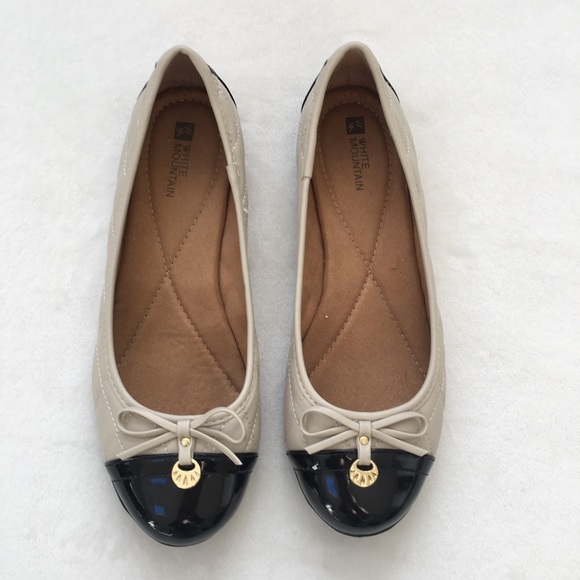 white mountain ballet flats